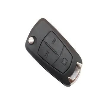 For Vauxhall Opel Vectra C Signum Auto Replacement Key Flip Remote Key Fob 3 Button 433-MHz PCF7946 Chip Car Key