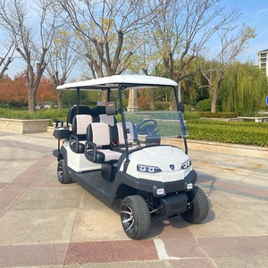 <strong>CE</strong> Approved 6 Seats 4+2 Battery Powered Golf Car Golf Buggy Electric Golf <strong>Cart</strong> - Product Image 2