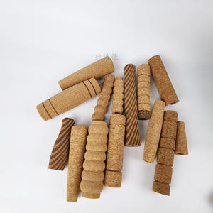 Xinbojia - Juego de 14 mangos de corcho para utensilios de cocina, resistentes al horno, aislantes del calor, varios estilos - Product Image 2