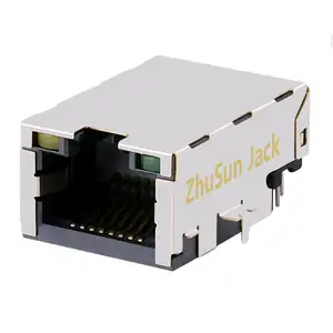 Avec module magnétique et LED à profil bas Type d'évier 1000Base-T Connecteur RJ45 HR915102AE