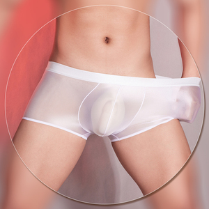 Nuovi Boxer da Uomo Sexy, Trasparenti, Ultra Elastici, in Seta, Stile Rock, Comodi per la Notte 3095 - Product Image 3