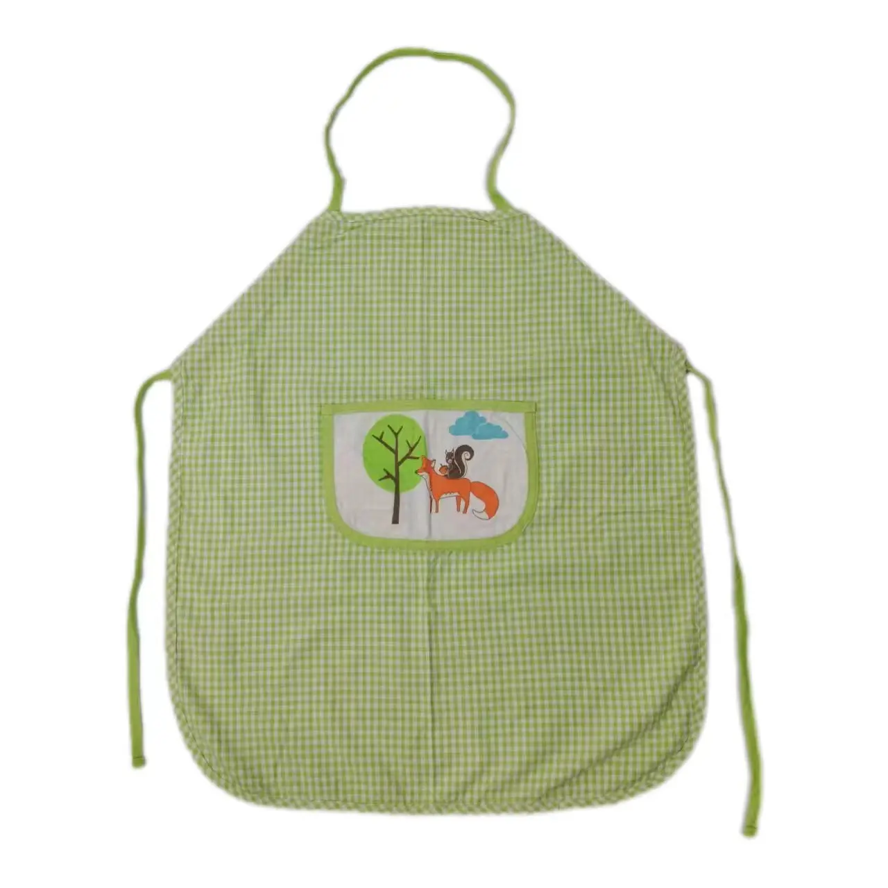 Custom Kids Kunstenaar Schort Mouwloos Polyester Keukenschort Voor Eten Koken & Schilderen Wasbaar & Logo Inbegrepen