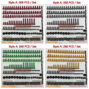 268ps Boulons De Carénage Kit De Vis Complet Pour <span class=keywords><strong>YAMAHA</strong></span> FZR250R FZR250 <span class=keywords><strong>R</strong></span> 250 <span class=keywords><strong>R</strong></span> FZR 250R 86 87 88 89 1986 1987 1989 Corps Boulon Vis Écrous - Product Image 6