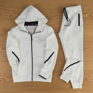 Ensemble de survêtement deux pièces pour homme de haute qualité, veste zippée et pantalon de jogging, léger, extensible dans quatre directions, respirant, pour le sport et les loisirs - Product Image 2