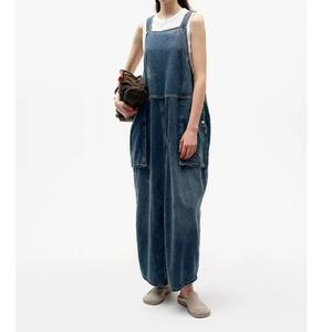 Robe en jean personnalisée pour l'été, mode décontractée pour femmes, coupe ample, style vintage - Product Image 2
