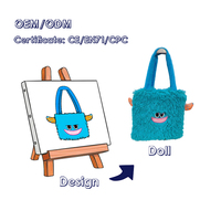 Anime peluche personnalisé chat sac personnalisé en peluche figure jouets pas de minimum animal poupée en peluche sac à dos personnalisé