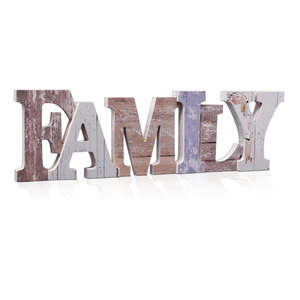 Panneau de famille en bois à montage mural - Product Image 4