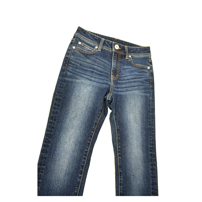Cool denim fabric custom women top quality skinny dropshipping jeans
