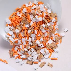 CHENXI Arcilla Polimérica, Mezcla de Rebanadas de Girasol y Abeja, Confeti de Amor, Figuritas Navideñas Personalizadas, Manualidades DIY - Product Image 3