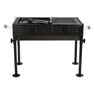 The most popular outdoor large adjustable height charcoal grill