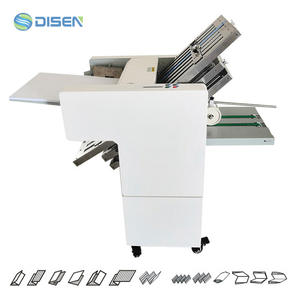 Petite plieuse A3 entièrement automatique personnalisable Plieuse de livres en <span class=keywords><strong>origami</strong></span> multifonction à six peignes avec automate Siemens - Product Image 5