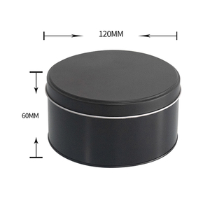 Cookie Tin Box Tin Cookie Box 20 Years Factory Food Grade Cookie Candy Soap Coffee Biscuit Jerry Chocolate Powder Metal Tin Round Box