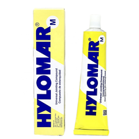 Colle acrylique non durcissable Hylomar M 80G du Royaume-Uni avec sonde magnétique pour une élimination facile, pour usage automobile - Bleu, utilisable de -50°C à +250°C