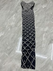 <span class=keywords><strong>Abito</strong></span> da sera <span class=keywords><strong>senza</strong></span> <span class=keywords><strong>spalline</strong></span> per donna 2025 lusso eleganti abiti lunghi da festa abiti da donna neri di compleanno - Product Image 6