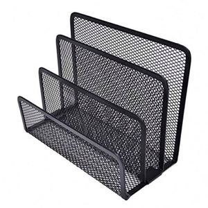 Office Storage Stationery Morden Metal Multifunction Desktop Paper <b>File</b> <b>Organizer</b> Mesh Desk <b>Organizer</b> Document Letter Holder - Product Image 6