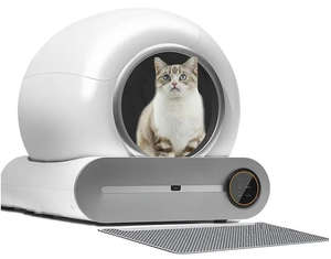 Toilette <span class=keywords><strong>pour</strong></span> chat Robot automatisé Auto-nettoyant Intelligent Électrique Auto-nettoyant Intelligent Automatique Bac à litière <span class=keywords><strong>pour</strong></span> chat - Product Image 3