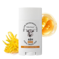 Marque privée HALAL Déodorant pour hommes, nourri à l'herbe, bâton de déodorant pour le corps, bois de santal, longue durée