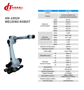 HN-10024 730kg 6軸ロボットアーム2440mm半径荷重100kg接着剤ディスペンサーロボット吸引カップロボットアーム - Product Image 3