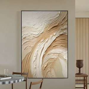 <span class=keywords><strong>Grande</strong></span> Decorazione per la Casa, Dipinto a Olio Astratto 3D con Texture per Soggiorno, Arte Murale su Tela per Progetti Alberghieri - Product Image 3