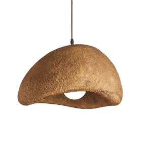 Lámpara colgante nórdica para sala de estar, bar, decoración del hogar, estilo japonés wabi sabi, lámpara colgante para mesa de comedor tipo loft - Product Image 6