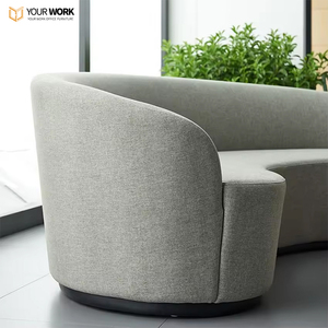 Thiết kế thời trang khách sạn hiện đại tiếp nhận sofa cắt căn hộ sang trọng cong ghế sofa cho phòng khách - Product Image 3