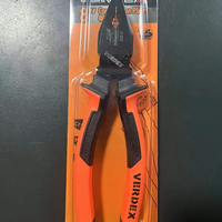 Pince coupante combinée, outils de quincaillerie, acier au carbone, poignée isolée, outil manuel d'électricien pour couper les fils