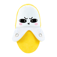 Jouet en peluche piano à rythme sensoriel banane, jeu musical interactif à induction corporelle, 2 piles AAA non incluses, pour enfants
