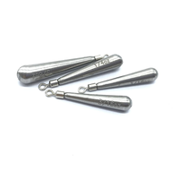 1/8 3/16 1/4 5/16 3/8 1/2 5/8 3/4 1oz tungstène nouveau poids maigre nouveau Drop Shot basse pêche poids plomb avec Clip oeillet