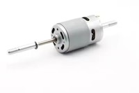 775 moteur arbre étendu moteur de ventilateur à couple élevé Micro DC petit moteur accessoires roulements à billes 12v24