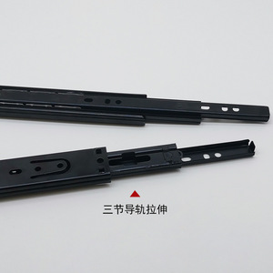 Riel deslizante para cajones de 36 pulgadas y 1.8 mm de grosor, silencioso, con rodamientos de bolas de acero, guía para cajones de equipos industriales - Product Image 2
