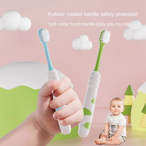 Brosse à dents pour enfants en nylon souple, design cartoon, taille standard, 3-12 ans, usage domestique, manche en plastique, protection des gencives, lot de dix - Product Image 2