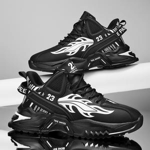 Nuove <span class=keywords><strong>Scarpe</strong></span> Casual da Uomo Autunno-Inverno, Sneakers Sportive con Suola Spessa, <span class=keywords><strong>Scarpe</strong></span> in Pelle per Corsa e Passeggio in Taglie Grandi - Product Image 4