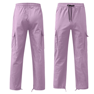 Pantalon cargo en toile léger et durable pour homme, taille haute, pour la randonnée, le camping et les aventures en plein air (éco-responsable) - Product Image 4
