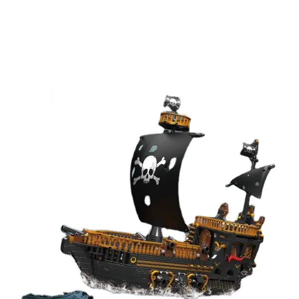 Mould King 13083 Gull Pirate Ship Building Block for kids Boat building Model Kits Kids Creative Toys Christmas Gifts