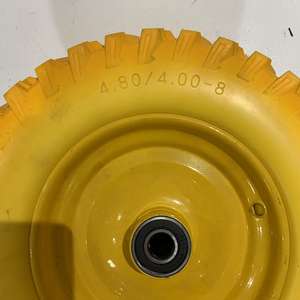10 12 13 14 15 16 pouces PU solide plat gratuit brouette brouette PU mousse roue et pneu - Product Image 6