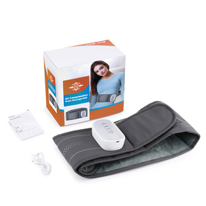 Ceinture de massage chauffante sans fil à pression d'air pour le soutien lombaire des employés de bureau, avec température réglable et respirante - Product Image 1