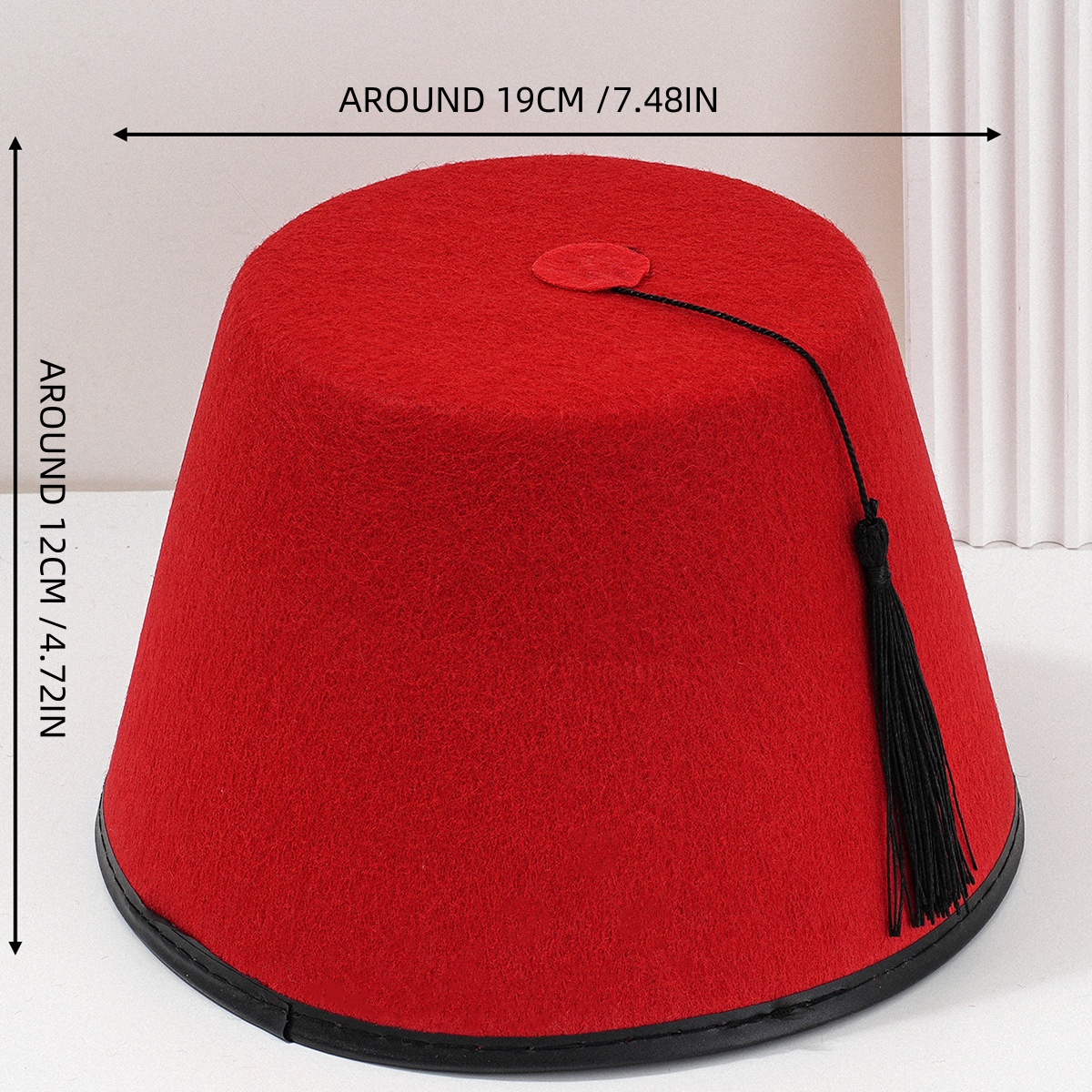 Red Fez Hat