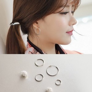 925 <strong>Sterling</strong> <strong>Silver</strong> <strong>Small</strong> <strong>Hoop</strong> <strong>Earrings</strong> for Women Ear Bone Round Circle <strong>Earrings</strong> <strong>Hoops</strong> Ear Rings Earing Jewelry - Product Image 2