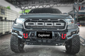 Barre de pare-chocs avant en acier pour <span class=keywords><strong>Ranger</strong></span> <span class=keywords><strong>Raptor</strong></span> avec lumière LED Winck Bracket Accessoires de voiture 4X4 Pick Up Bumper - Product Image 4