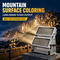 Projecteur mural LED double couche RGB RGBW 200W 240W, éclairage d'inondation DMX512 pour façade architecturale, arbre, paysage, scène événementielle
