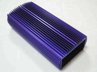 Dissipateur thermique d'extrusion d'aluminium de boîtier anodisé 6063 personnalisé dissipateur thermique d'extrusion d'aluminium de fraisage CNC