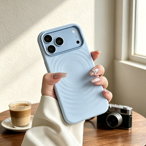 เคสโทรศัพท์ซิลิโคนเหลวแบบแม่เหล็ก S131 สำหรับ iPhone 17 18 Pro Max พร้อมที่ยึดกล้องโลหะ - Product Image 1