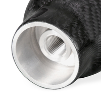 Poignée de vitesse en véritable fibre de carbone, double, pour transmission automatique de voiture, levier de changement de vitesse pour Ford, levier de changement de vitesse manuel