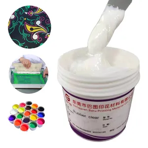 Textile ink water base for silk screen printing discharge ink