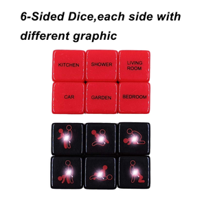 Juego <span class=keywords><strong>de</strong></span> Dados para Adultos, Artículos para Fiestas, Juego <span class=keywords><strong>de</strong></span> 2 Dados para Citas Nocturnas <span class=keywords><strong>Sexuales</strong></span>, Regalos Divertidos y Extraños para Adultos, Parejas y Amantes - Product Image 2