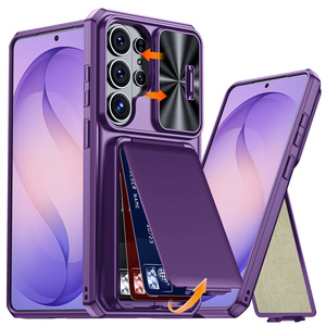 Nuevo Estuche Tipo Cartera con Ventana Deslizante para <span class=keywords><strong>Samsung</strong></span> Galaxy S26U, con Ranuras para Tarjetas, Soporte y Cubierta Trasera Antigolpes para Galaxy S25Ultra - Product Image 5