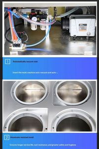 เครื่องซีลถาดขนาดใหญ่กึ่งอัตโนมัติแบบลม TEBAK สำหรับเครื่องบรรจุภัณฑ์เครื่องดื่ม บรรจุภัณฑ์สินค้า กล่องกระดาษ ไม้ - Product Image 6