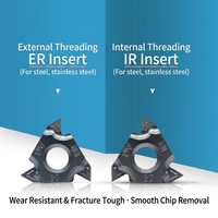 Factory Iso Thread Inserts 16ER 16IR 11ER 11IR 22ER 22IR AG60 Carbide Cutting Tool Insert