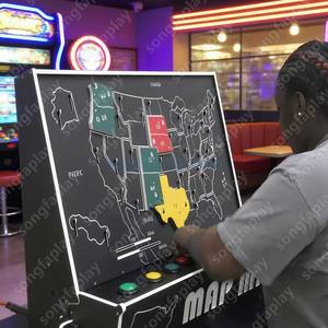 Map Mania Challenge : Jeu de Carnaval Interactif de <span class=keywords><strong>Quiz</strong></span> Cartographique pour Événements, Fêtes, Location et Équipement de Aires de Jeux Intérieures - Product Image 5