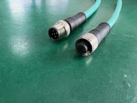 Adaptateur d'alimentation M12 Connecteurs Ethernet Câble de signal 4Pin 5Pin avec contact en cuivre mâle/femelle